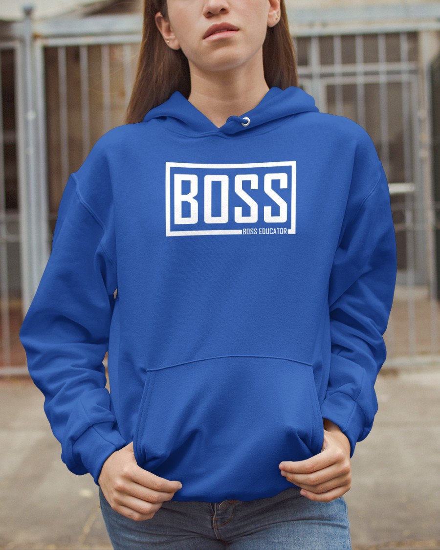 Boss Educator Merch Boss Signature Long Sleeve Tee Boss Swag Laquanta M Nelson