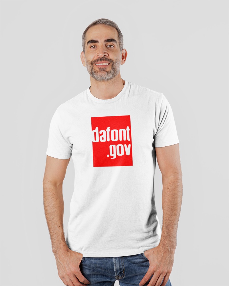 Dan Cassaro Dafont.Gov T-Shirt Jerk Store Merch