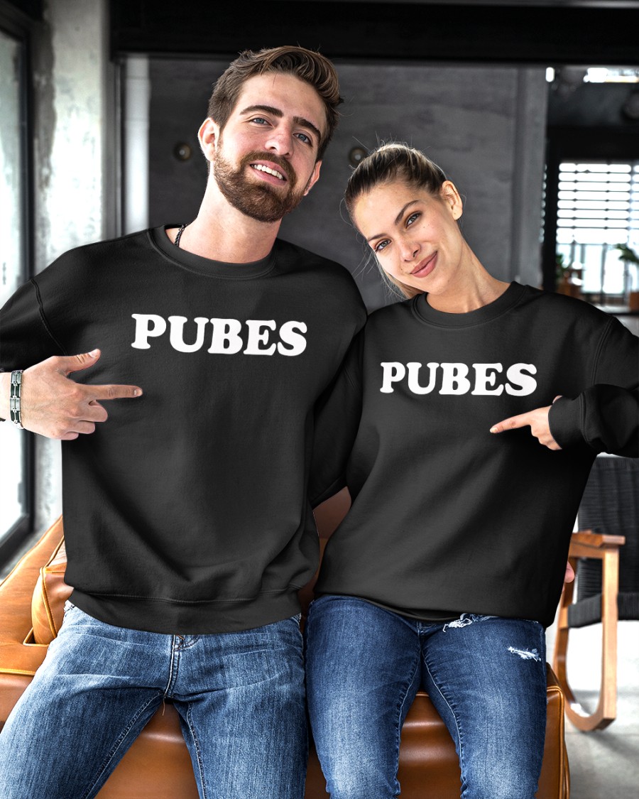 Pubes Tee Black Weird Thrift Store Shirts